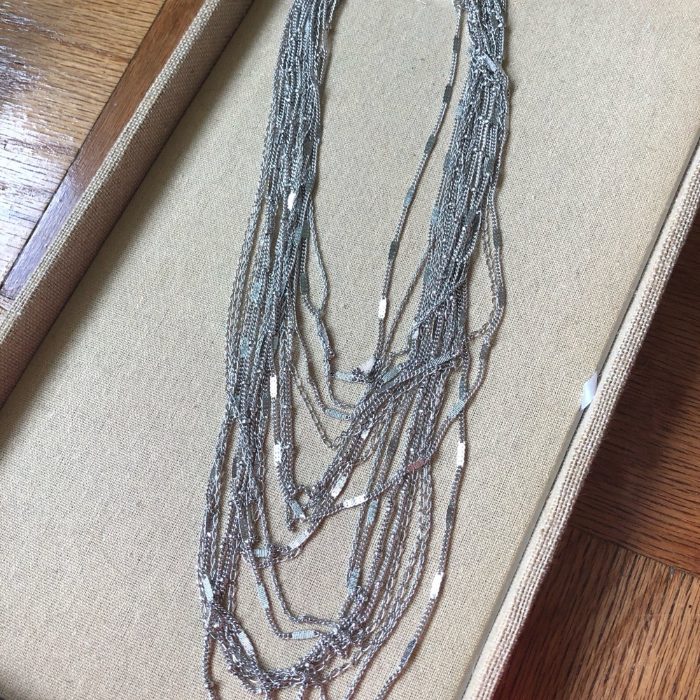 Chloe + Isabel Silver bib - Picture 2 of 2